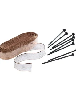 2er-Set: Schnecken-Stopp in Braun - (L)160 cm