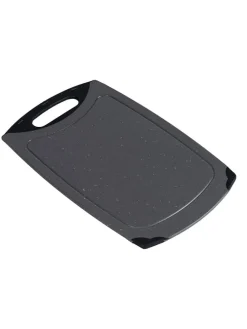 4er-Set: Schneidebretter in Grau - (L)26,5 x (B)16,5 cm