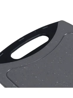 4er-Set: Schneidebretter in Grau - (L)26,5 x (B)16,5 cm