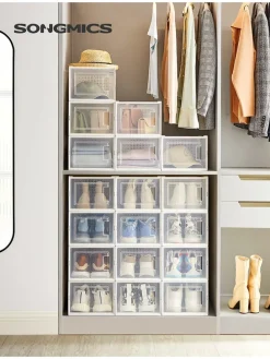 18er-Set: Schuhboxen - (B)25 x (H)19 x (T)35 cm