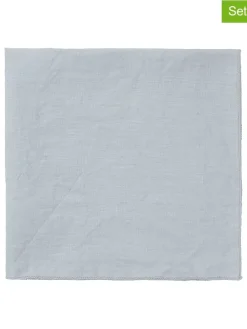 4er-Set: Servietten "Lineo" in Grau - (L)42 x (B)42 cm