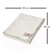 4er-Set: Servietten "Sandibe" in Creme - (L)50 x (B)50 cm