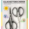 2er-Set: Silhouettenscheren in Schwarz - (L)10,5 cm