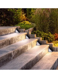 2er-Set: Solar-Treppenleuchten 