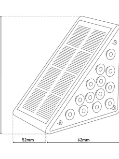 2er-Set: Solar-Treppenleuchten 