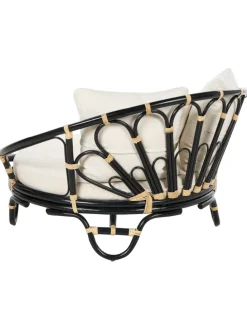 2er-Set Sonneninsel ROSSANO in Schwarz/Beige