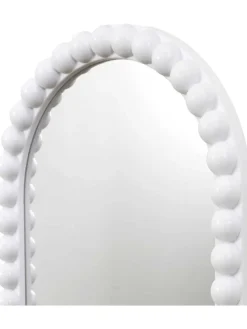 3er-Set: Spiegel ''Corfu'' in Weiß