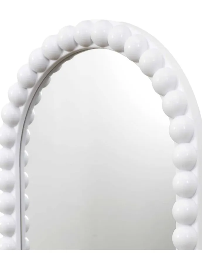 3er-Set: Spiegel ''Corfu'' in Weiß