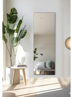 2er-Set: Spiegelleiste in Silber - (B)40 x (H)120 cm