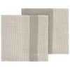 2er-Set: Spültücher "Gano" in Creme/ Beige - (L)25 x (B)25 cm