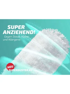 2er-Set: Staubbezüge "Superduster XL" in Türkis/ Weiß