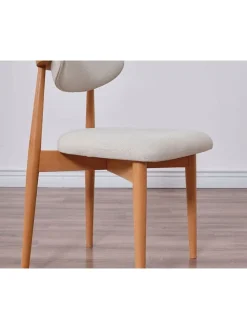 2er-Set: Stühle in Grau/ Hellbraun - (B)44 cm - (H)81 cm