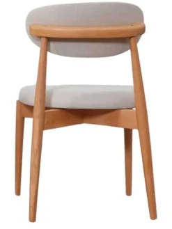 2er-Set: Stühle in Grau/ Hellbraun - (B)44 cm - (H)81 cm