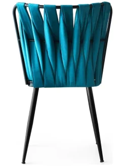 2er-Set: Stühle in Türkis - (B)43 x (H)82 x (T)43 cm