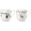 2er-Set: Tassen ''Hammershøi Christmas'' in Weiß - 330 ml