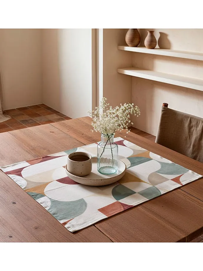 2er-Set: Tischsets "Nagore" in Bunt - (L)50 x (B)40 cm