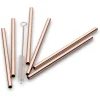 6er-Set: Trinkhalme in Kupfer - (H)12 cm