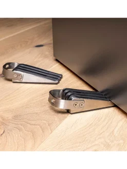 2er-Set: Türstopper in Silber