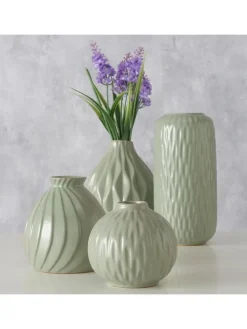 4er-Set: Vasen "Zalina" in Grün