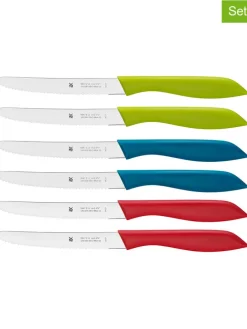 6er-Set: Vespermesser "Classic Line" in Bunt - (L)23 cm