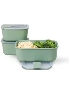 3er-Set: Vorratsbehälter in Grün