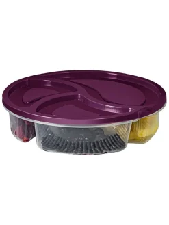 4er-Set: Vorratsbehälter in Lila - (H)5 cm