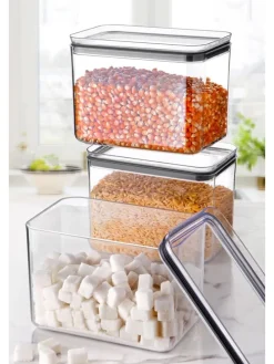 3er-Set: Vorratsbehälter in Transparent - 1,75 l