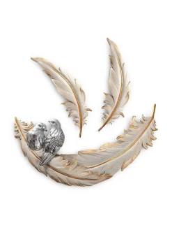 3er-Set: Wanddekore in Beige