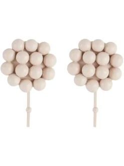 2er-Set: Wandhaken ''Benevento'' in Beige - (B)10,5 x (H)15,8 x (T)5,5 cm