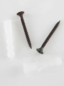 2er-Set: Wandhaken ''Benevento'' in Beige - (B)10,5 x (H)15,8 x (T)5,5 cm