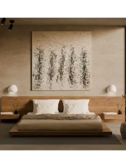 2er-Set: Wandleuchten in Weiß - (B)26 x (H)23 cm