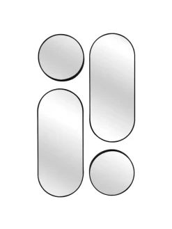 4er-Set: Wandspiegel 