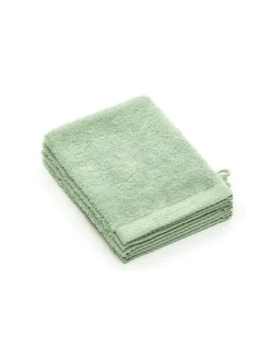 4er-Set: Waschlappen "Meadow" in Grün