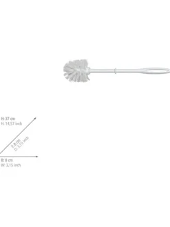 3er-Set: WC-Bürsten in Weiß - (H)36 x Ø 8 cm
