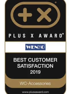 3er-Set: WC-Bürsten in Weiß - (H)36 x Ø 8 cm