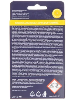 4er-Set: WC-Duftstempel "Citrus Splash", je 2x 42 ml