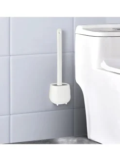 3er-Set: WC-Garnituren in Weiß - (B)11 x (H)36 x (T)3,5 cm