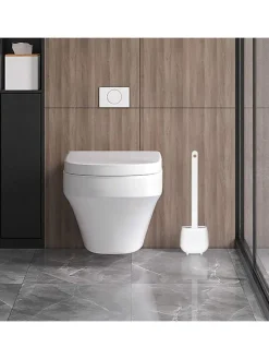 3er-Set: WC-Garnituren in Weiß - (B)11 x (H)36 x (T)3,5 cm