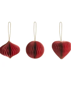 18er-Set Weihnachtsbaumkugeln SUSA in Rot