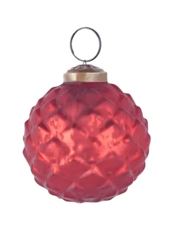 6er-Set Weihnachtsbaumkugeln ARGENTIN in Rot