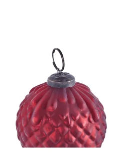 6er-Set Weihnachtsbaumkugeln ARGENTIN in Rot