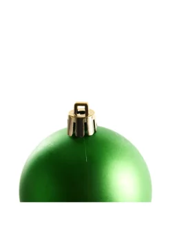 100er-Set Weihnachtsbaumkugeln VANERN in Bunt/Gold