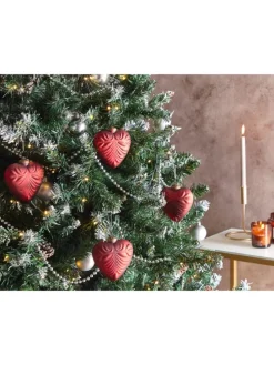 8er-Set Weihnachtsbaumkugeln FERIABLE in Rot/Gold