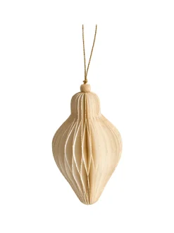 20er-Set Weihnachtsbaumkugeln ALTAELVA in Beige