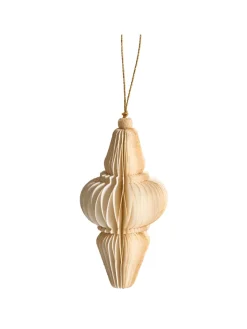 20er-Set Weihnachtsbaumkugeln ALTAELVA in Beige