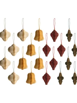 20er-Set Weihnachtsbaumkugeln MALSELVA in Bunt