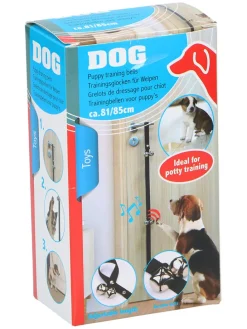 2er-Set: Welpen-Trainingsglocke in Schwarz - (L)85 cm