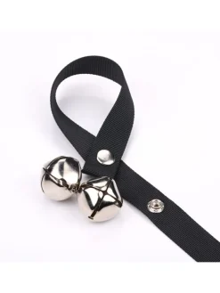 2er-Set: Welpen-Trainingsglocke in Schwarz - (L)85 cm