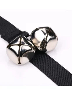 2er-Set: Welpen-Trainingsglocke in Schwarz - (L)85 cm