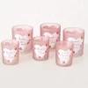 6er-Set: Windlichter "Elsie" in Rosa